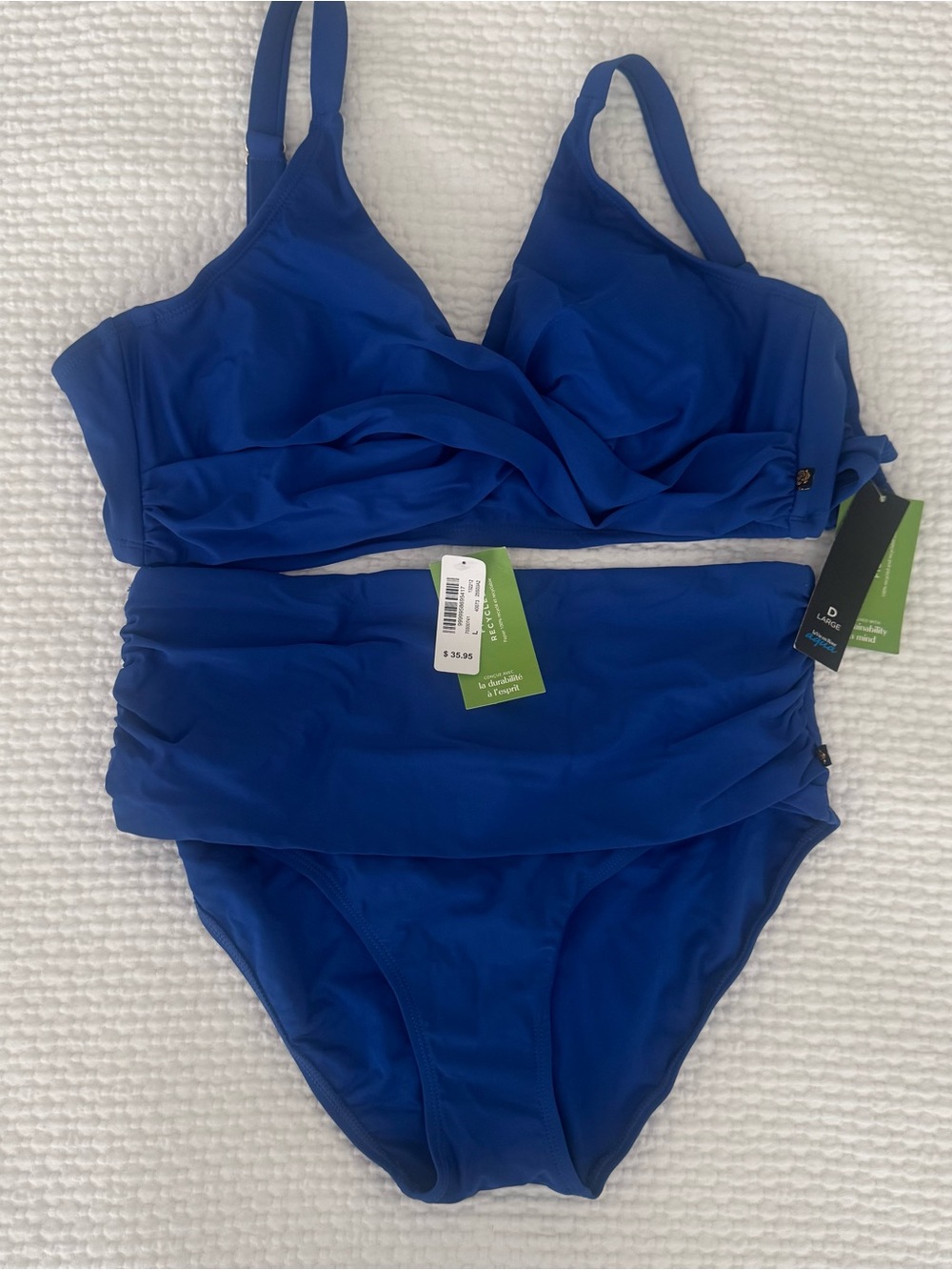 BNWT Royal Blue Two Piece Swimsuit